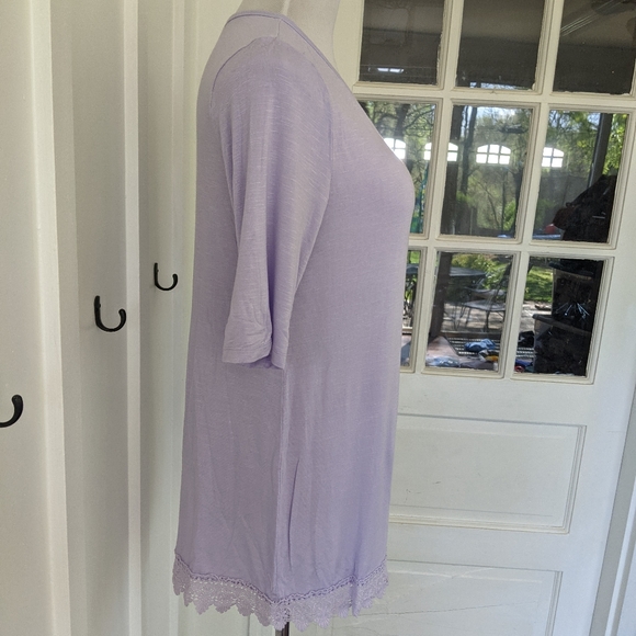 Mindy Mae's Market purple tunic top - Picture 5 of 13